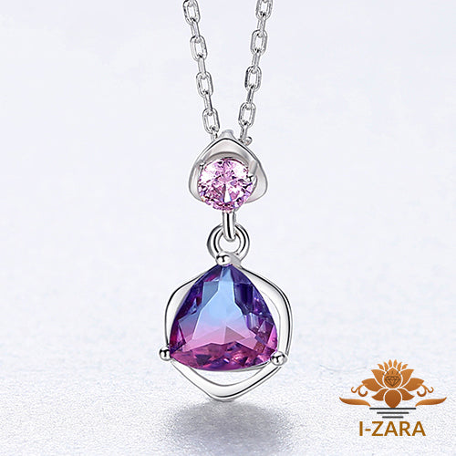 Rainbow Necklace - Mystic Topaz Pendant