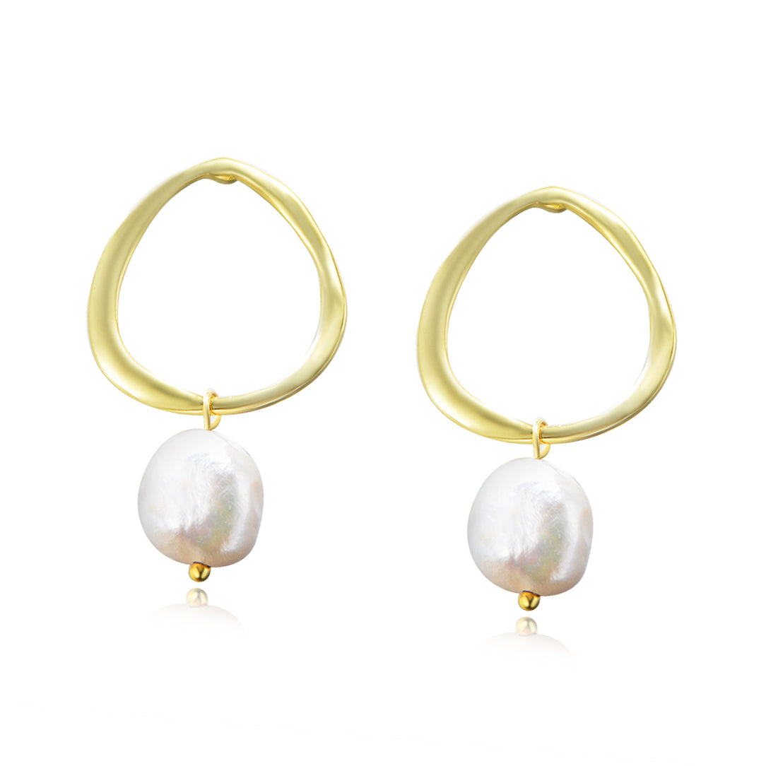 Baroque Pearl Drop Earring