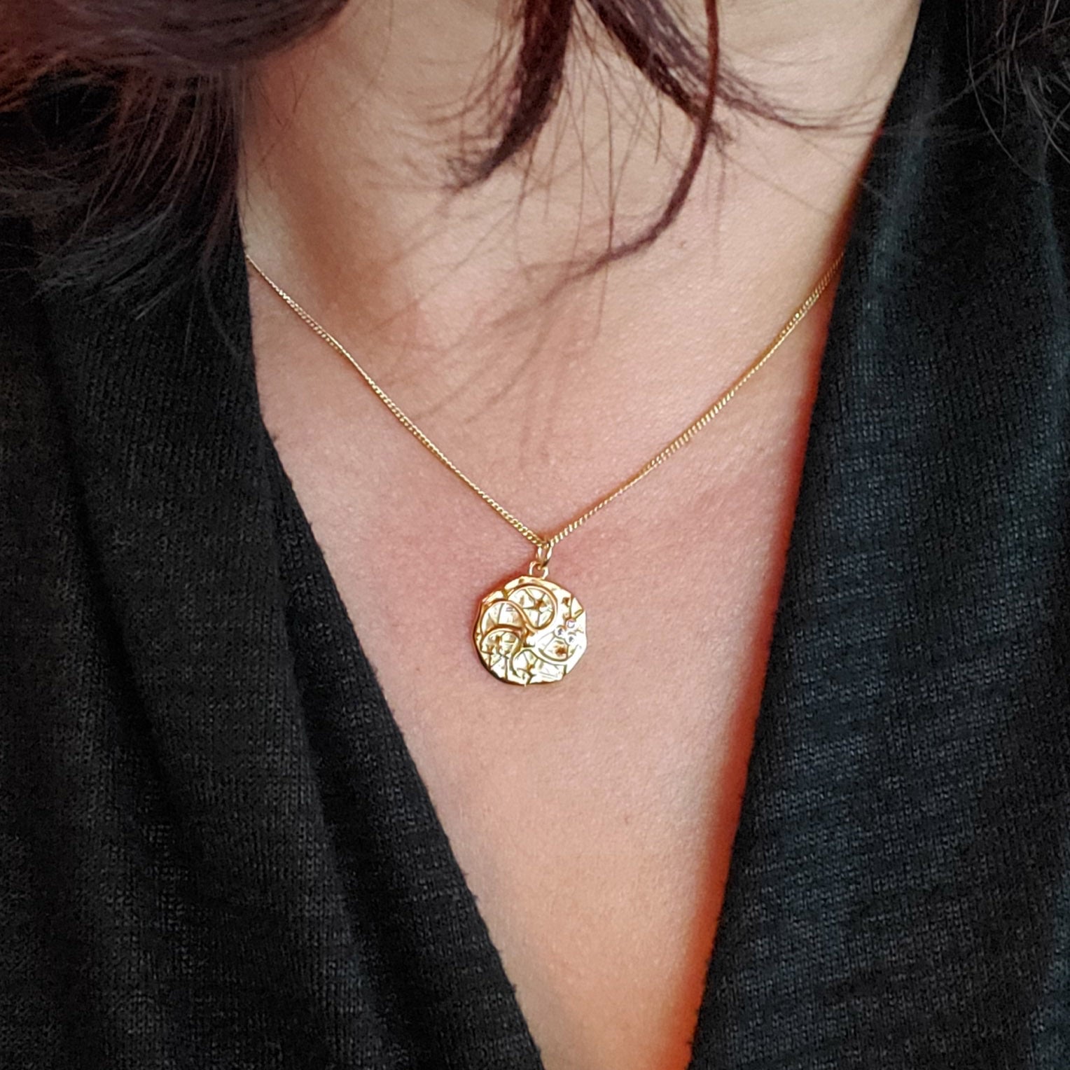 Gold Medallion Necklace