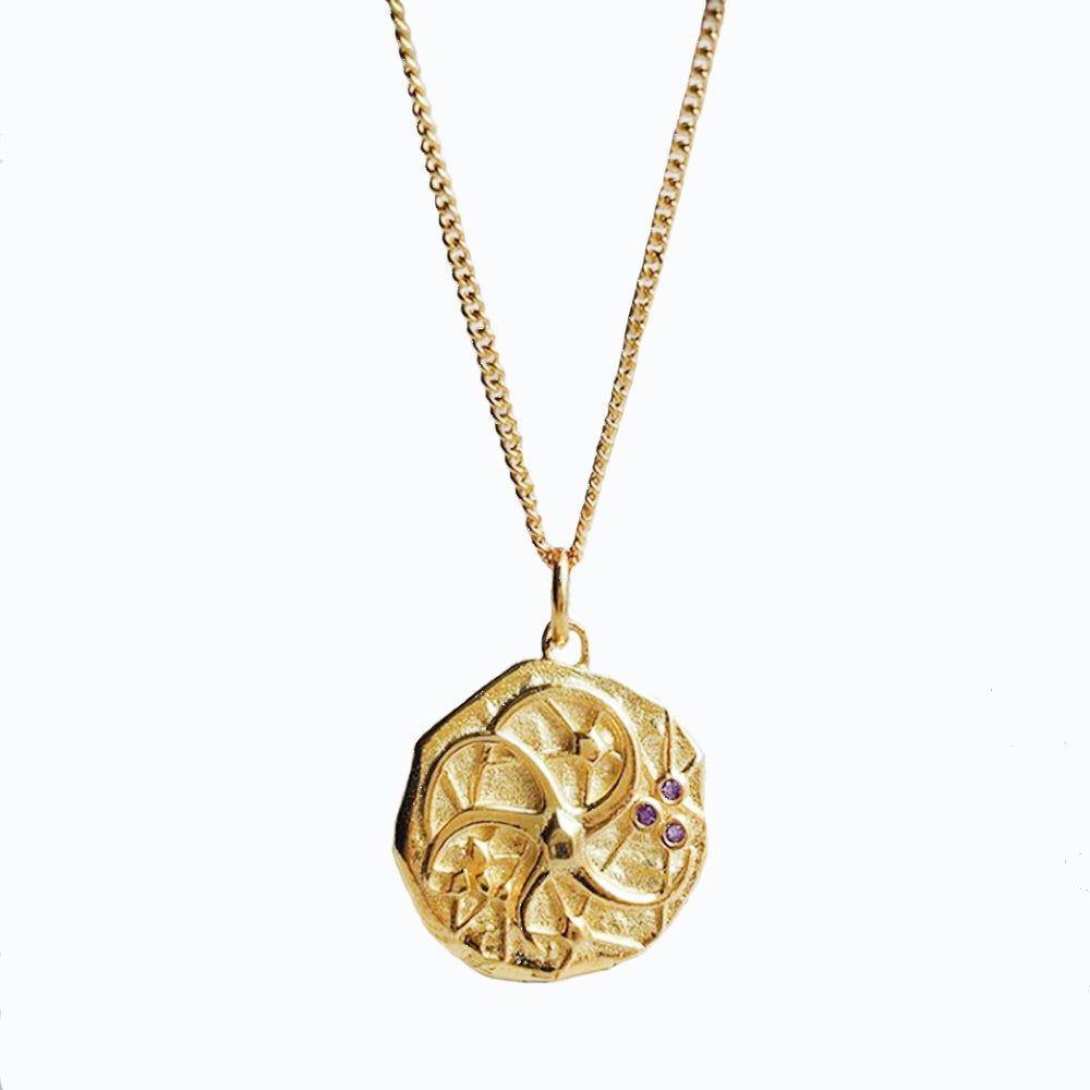 Gold Medallion Necklace