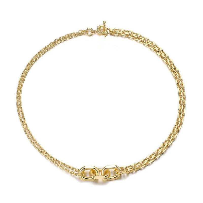 Link Chain Necklace Gold I-ZARA