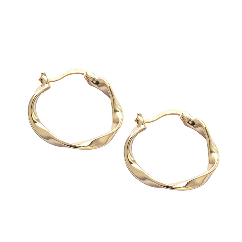 Twisted Hoop Earrings